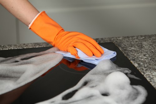 Out-of-hours commercial cleaning service for a Kensington office building